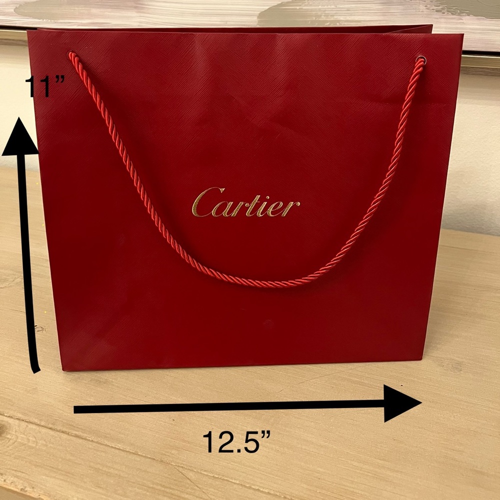 Empty Cartier Gift Bag